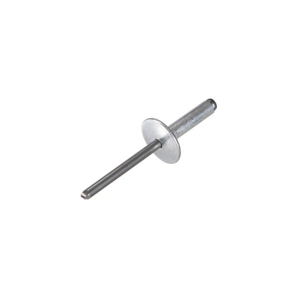 Titan Fasteners Blind Rivet, Flanged Head, 3/16 in Dia., Steel Body, 250 PK NDBGSML66S - main